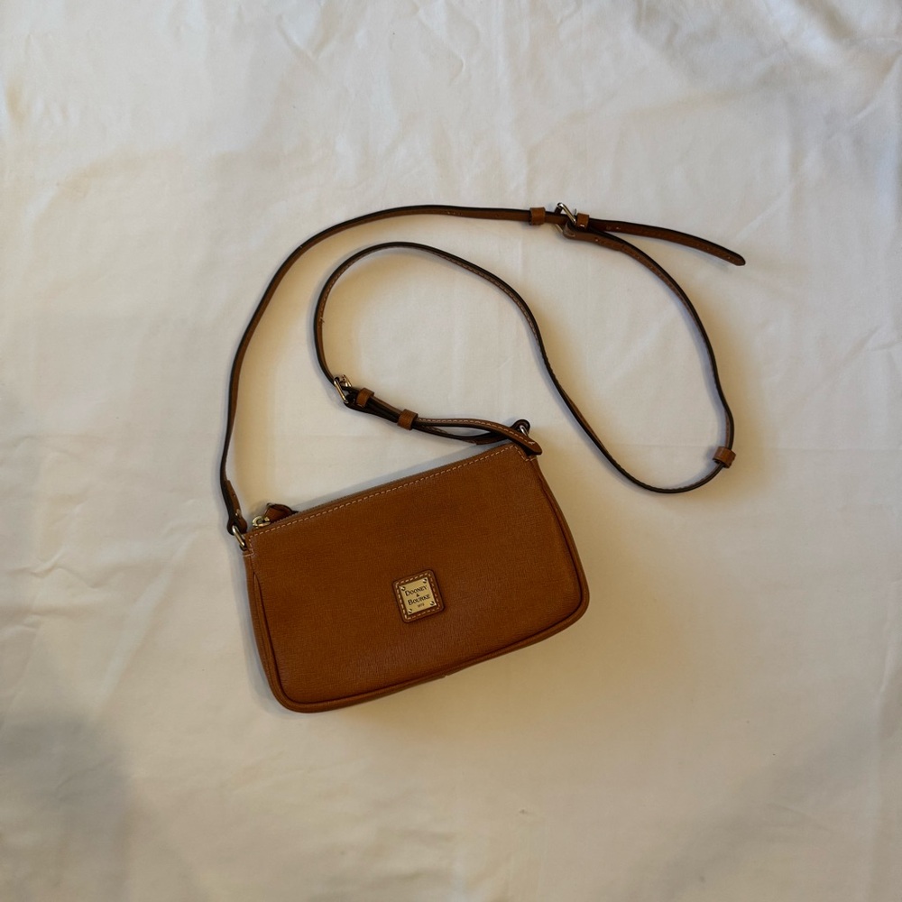 Dooney & Bourke Brown Leather Crossbody Bag